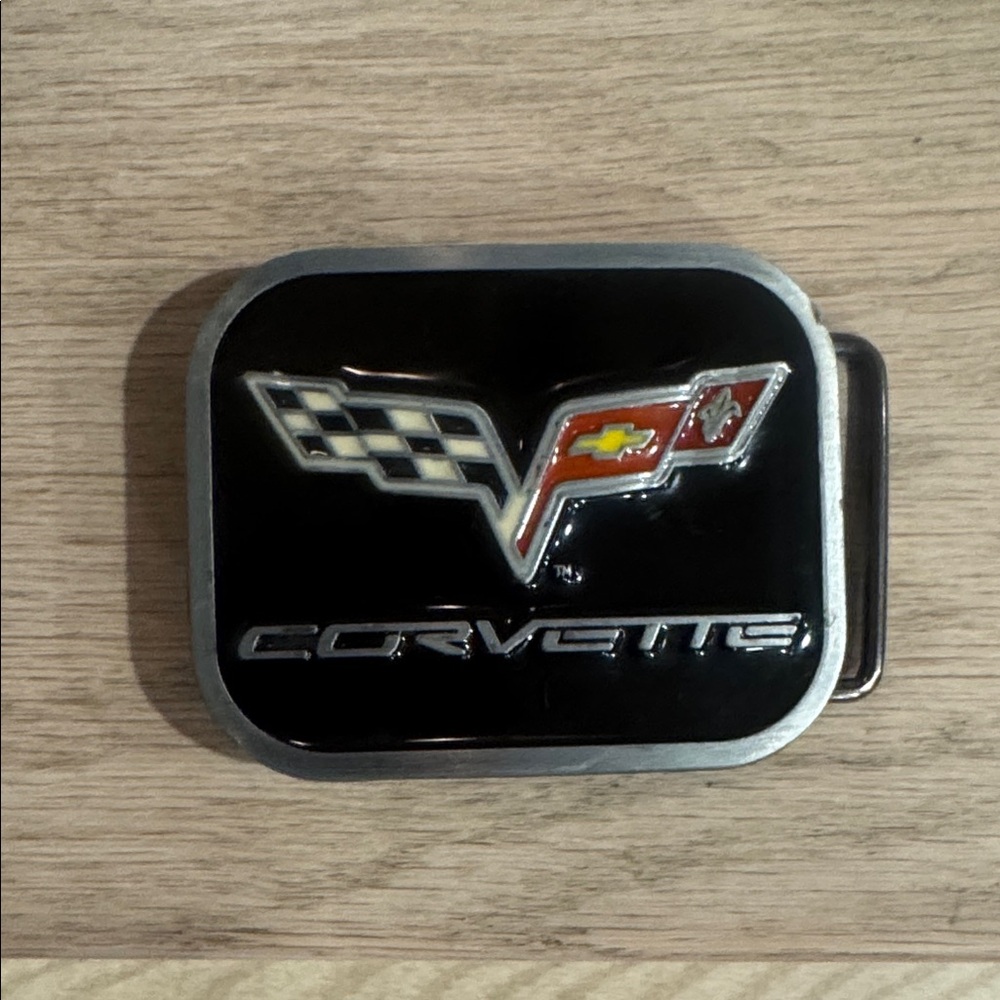 Corvette Black Belt Buckle